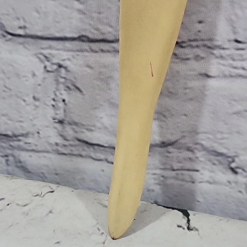 Bobcat Cub Tiger Kitty Wildcat Carved Wooden‎ Letter Opener Handpainted Rustic